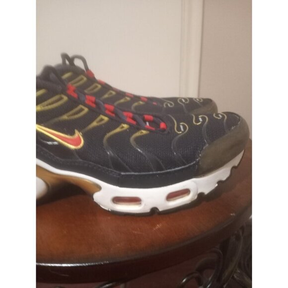 Nike Air Max Plus OG Size 5.5 Y Obsidian/ Comet Red, DJ2009-400 Tennis Shoes - Picture 7 of 16